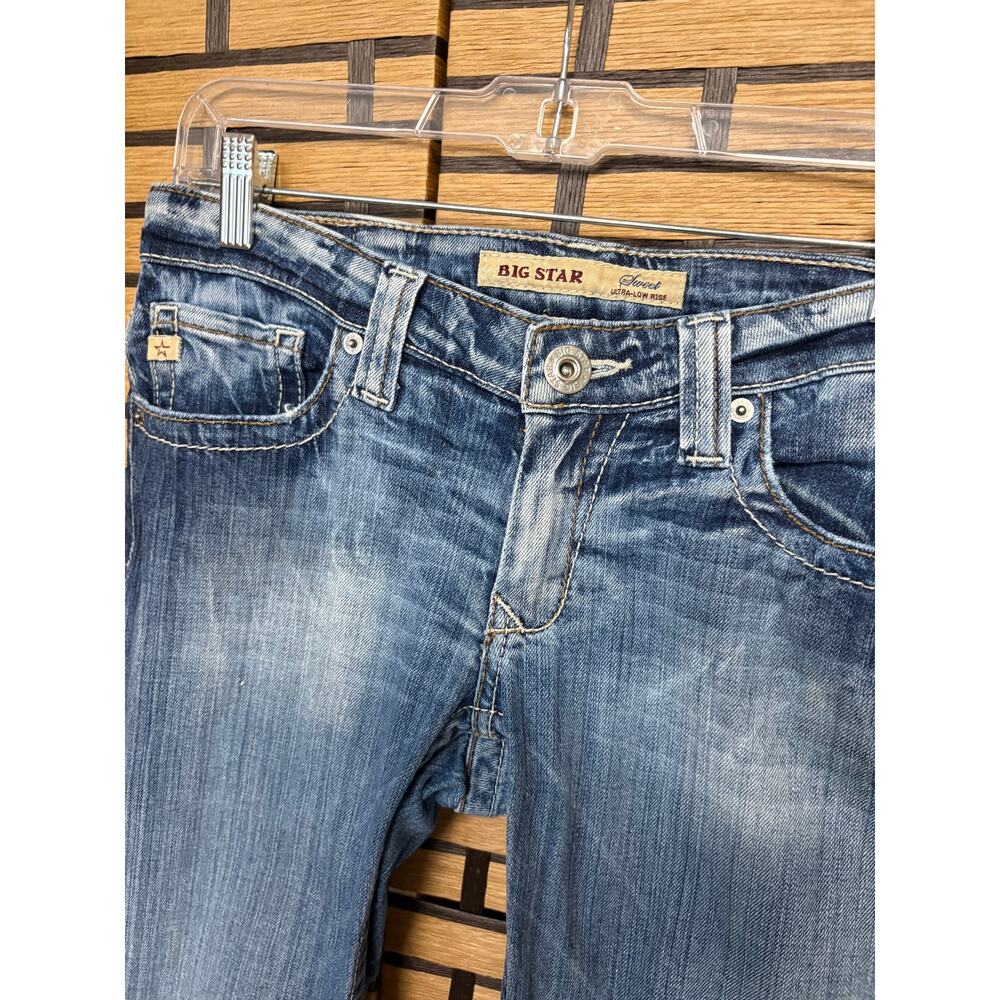 Big Star Sweet Ultra Low Rise Jeans Size 28L - Picture 7 of 9